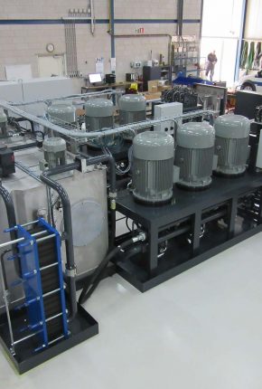 Multipurpose test rig hydraulic system